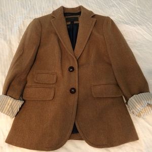 J. Crew Tweed Hacking Jacket Blazer 00